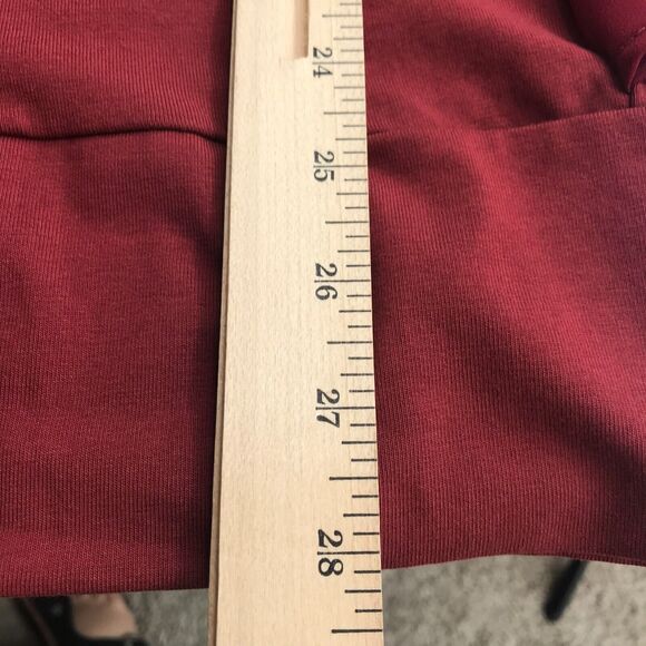 Talia Peru Bali Top Womens Small Brick Red Flutter Kimono Sleeve Cowl Neck NEW - Picture 10 of 11